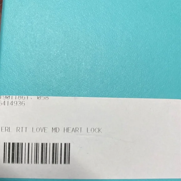 NWT Return to Tiffany love lock on oval link necklace silver 16” 50 grams - Picture 5 of 7